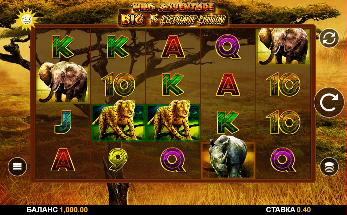 Wild Adventure Big 5 Elephant Edition Slot Game Review