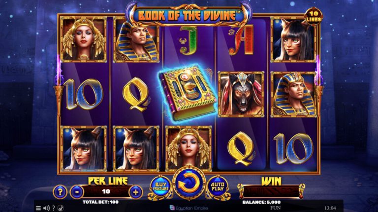 Book of The Divine Egyptian Darkness Online Casino Slot Game