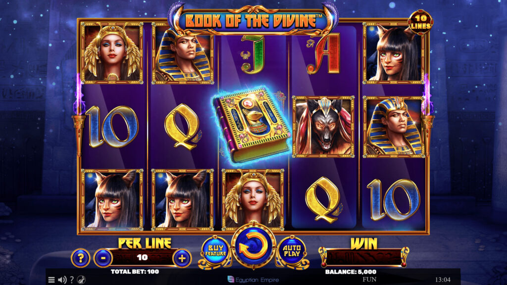 Book of The Divine Egyptian Darkness Online Casino Slot Game